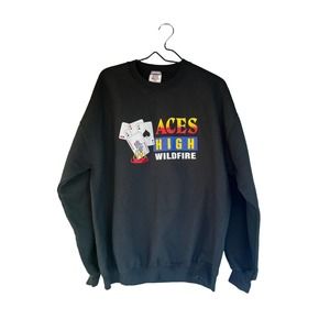 Vintage “Aces High Wildfire” Jerseys Super Sweat Crewneck Sweatshirt